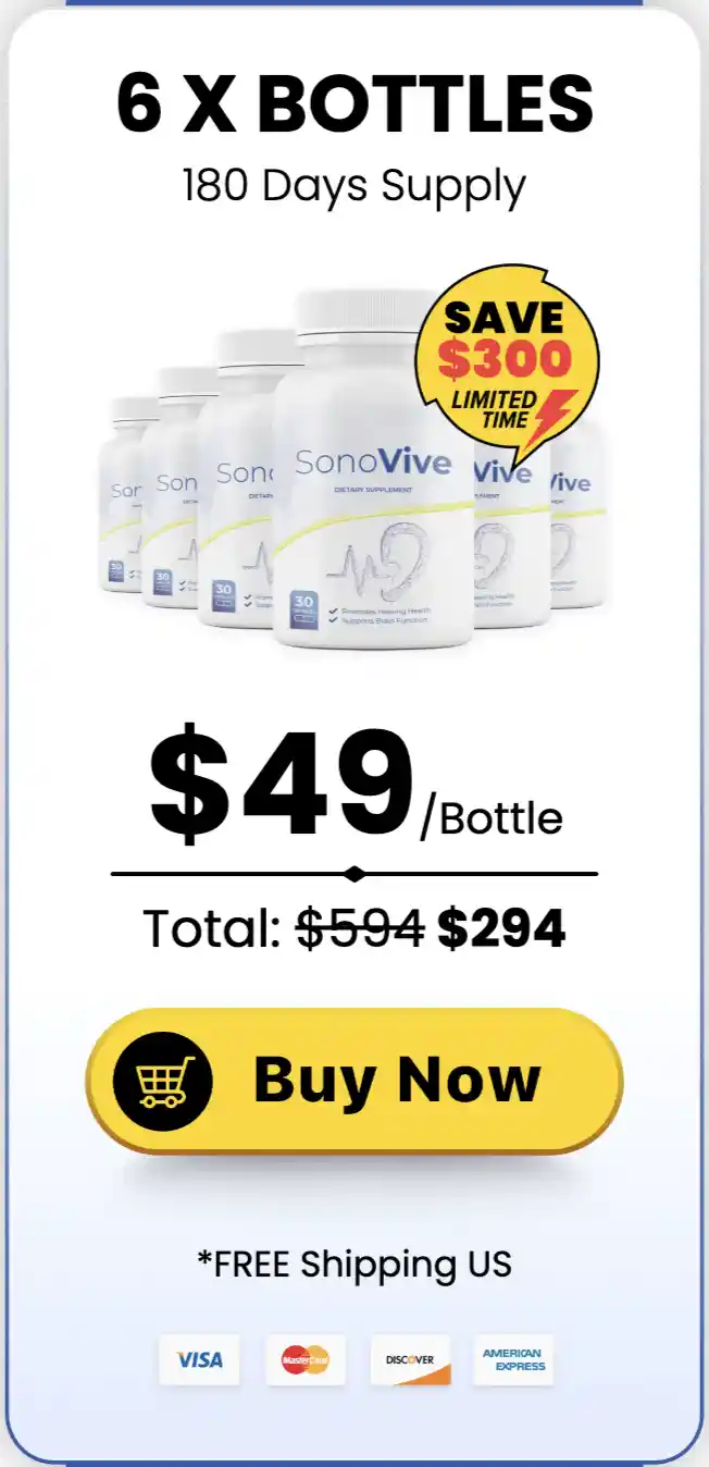 sonovive six bottles pack