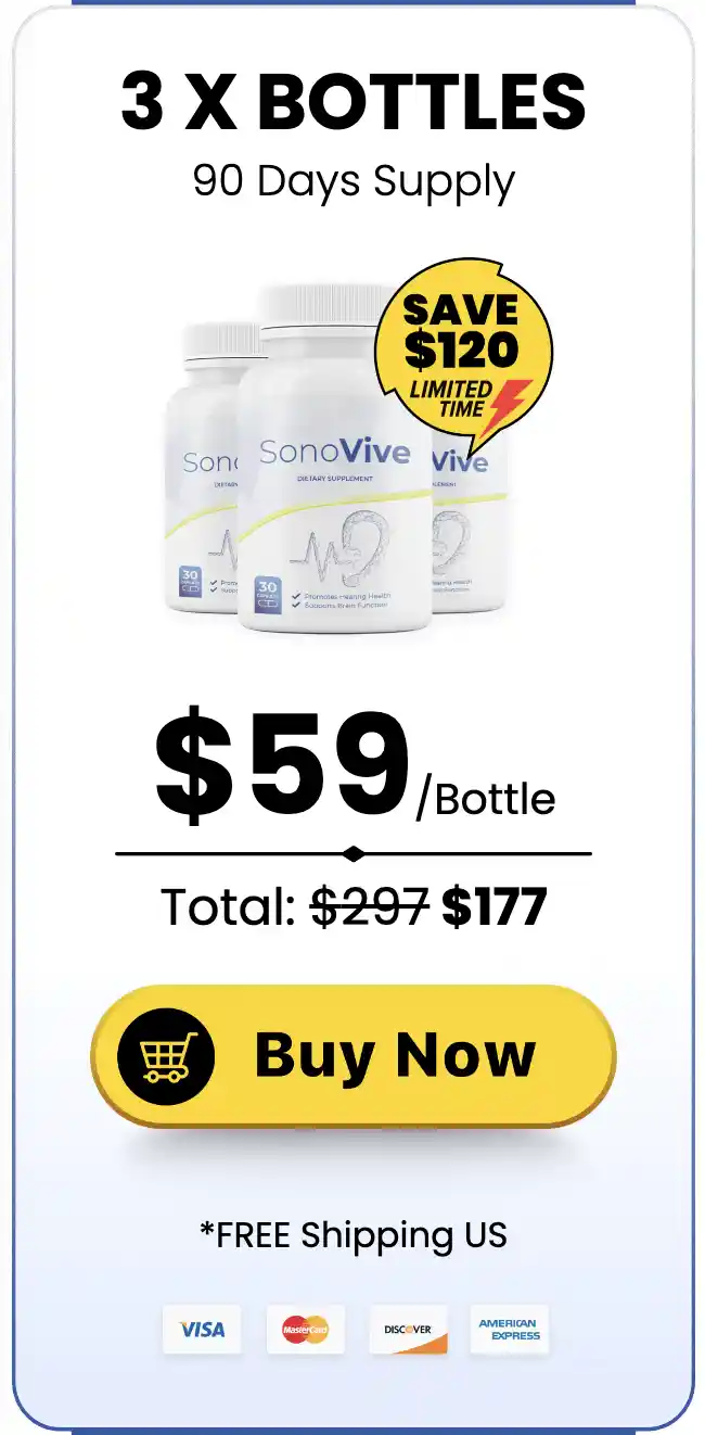 sonovive three bottles pack